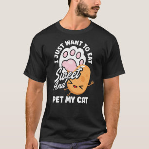 Süßkartoffel Gemüsekatzen Besitzer T-Shirt