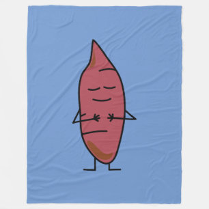 Süßkartoffel-Jamswurzel-Jamswurzel-Kartoffeln Fleecedecke