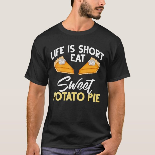 Süßkartoffel Pie Recipe Vegan T-Shirt (Vorderseite)