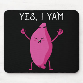 Süßkartoffel-Yam-Jubiläum passende Hochzeit Mousepad