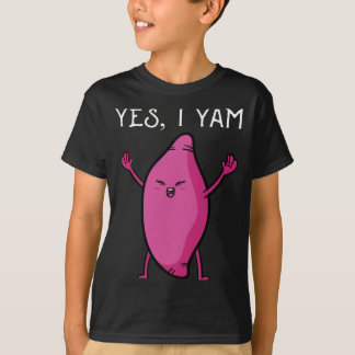 Süßkartoffel-Yam-Jubiläum passende Hochzeit T-Shirt