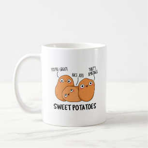 Süßkartoffeln Funny Food Puff Kaffeetasse