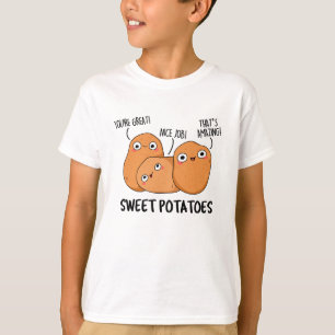 Süßkartoffeln Funny Food Puff T-Shirt