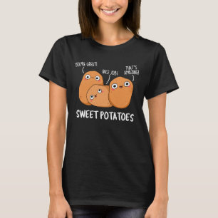 Süßkartoffeln Funny Food Puff T-Shirt