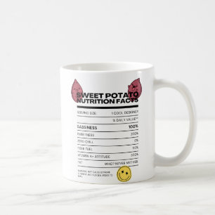 Süßkartoffeln Funny Nutrition Fakten Kaffeetasse