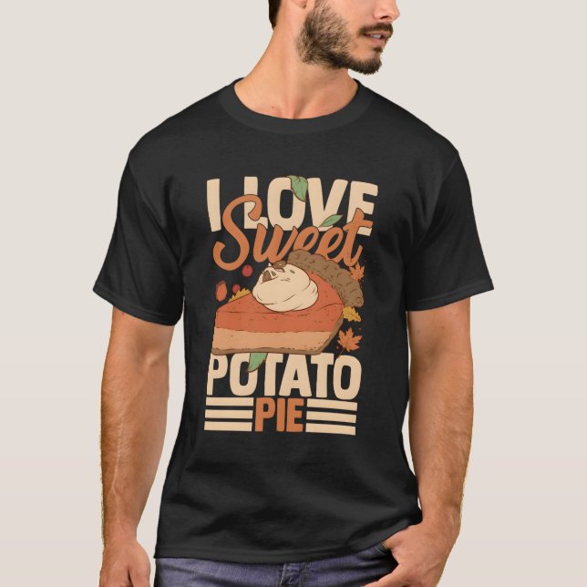 Süßkartoffeln Veganes Rezept Füllung T-Shirt (Vorderseite)
