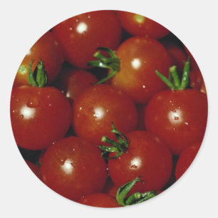 Süßkirschtomaten Runder Aufkleber