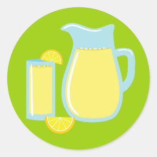 Süßlemonade Runder Aufkleber