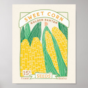Süßmais-Samenpaket Poster