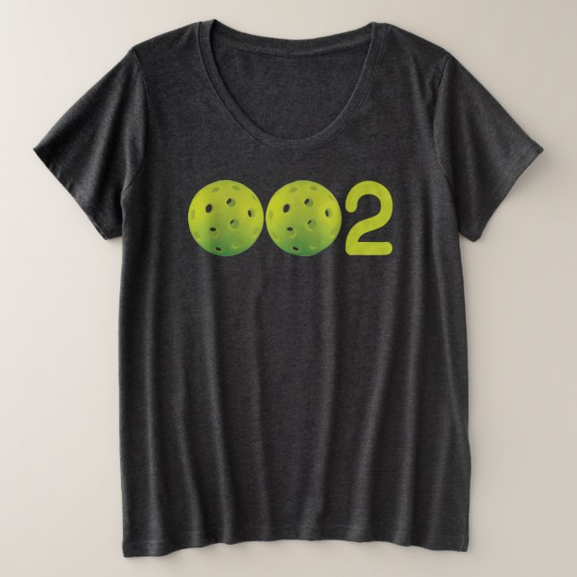 Süßpickleball 0-0-2 T - Shirt (Design vorne)