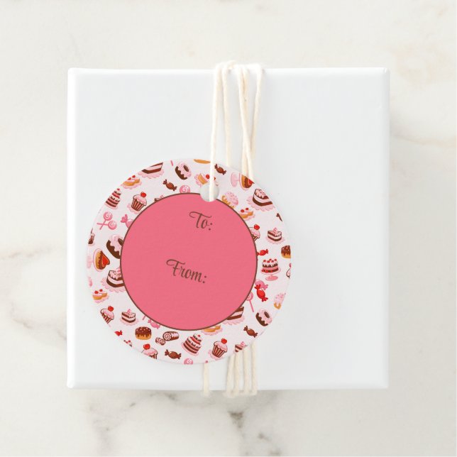 Süßspeisen Geschenkanhänger (Beispiel)