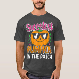 Süßster Kürbis im Patcherhorn zu Halloween-Jungs T-Shirt