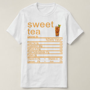 Süßtee Nutrition Facts Label T-Shirt