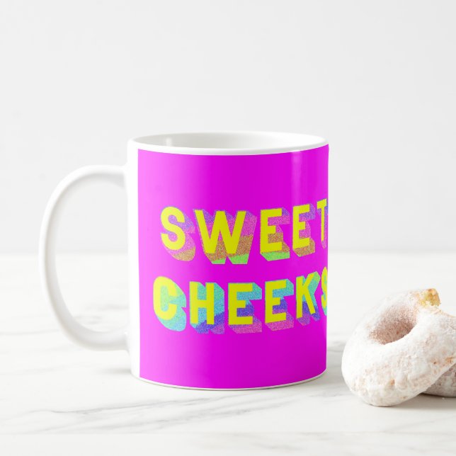 Süßwangen Rainbow Art Tasse (Mit Donut)