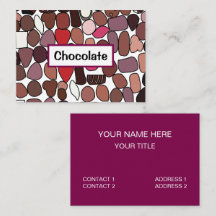 Süßwaren mit Schokolade