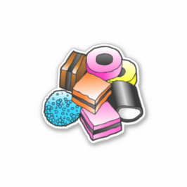 Süßwarenaufkleber Aufkleber