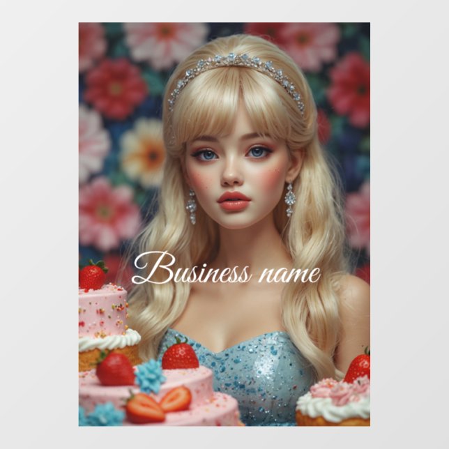 Süßwarenfenster Fensteraufkleber (Blatt)