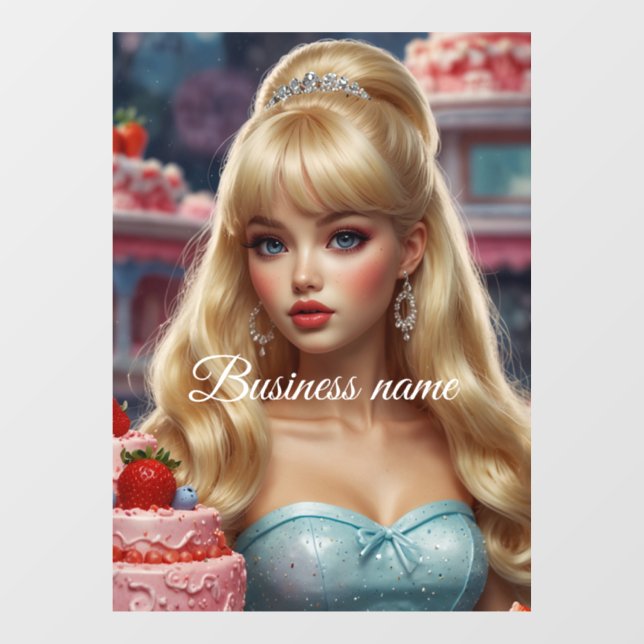 Süßwarenfenster Fensteraufkleber (Blatt)