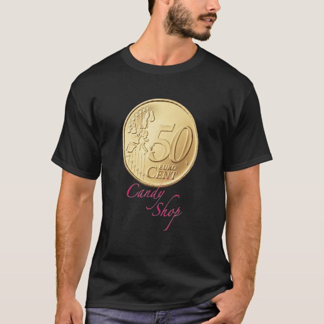 Süßwarengeschäft mit 50 Cent T-Shirt (Vorderseite)