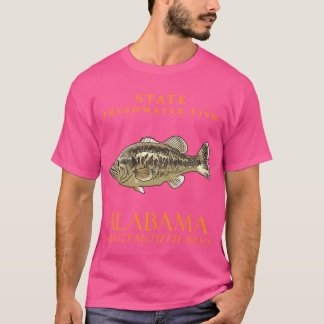 Süßwasserfisch aus Alabama im Largemouth B T-Shirt