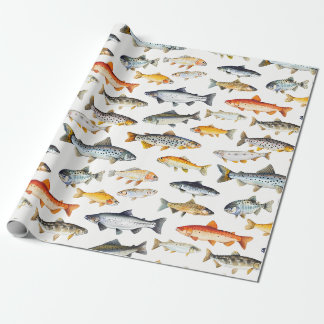 Süßwasserfisch-Verpackungspapier Geschenkpapier
