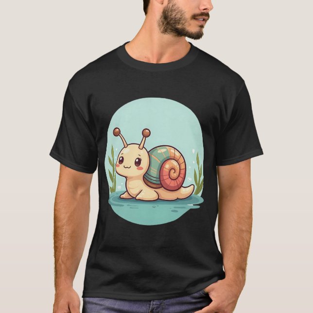 Süßwasserschnecke T-Shirt (Vorderseite)