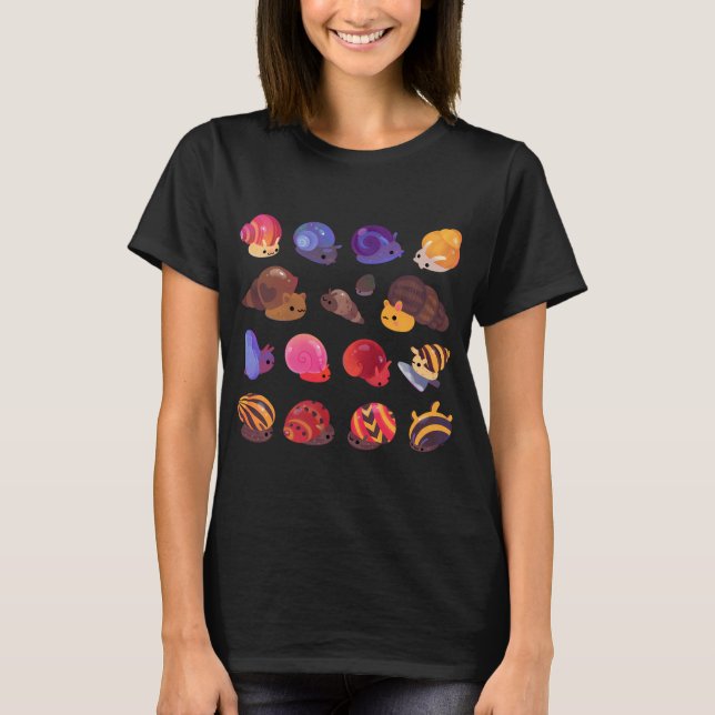 Süßwasserschnecke T-Shirt (Vorderseite)