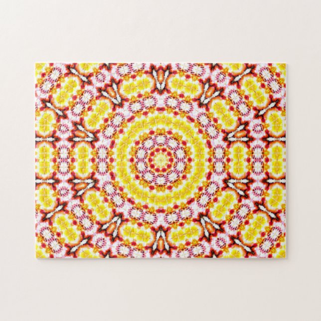 Süßwatte-Mandala-Puzzle Puzzle (Horizontal)