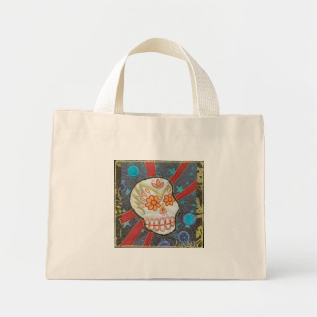 Süßzucker Totbeutel Mini Stoffbeutel (Vorne)