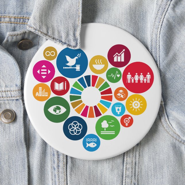 Sustainability Goals Advocacy Community Action Button (Beispiel)