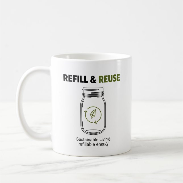 Sustainable Living Kaffeetasse (Links)