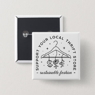 Sustainable Mode Shop lokale Second-Hand-Shopping Button