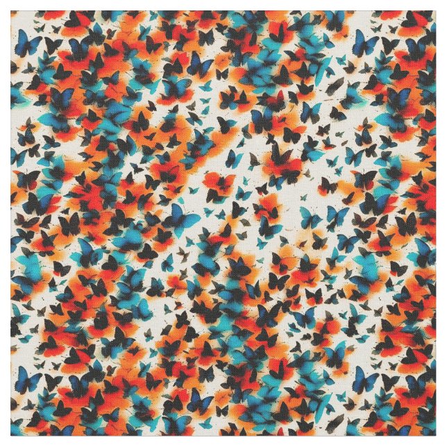 Susurration von Schmetterlingen Stoff (Nahaufnahme)