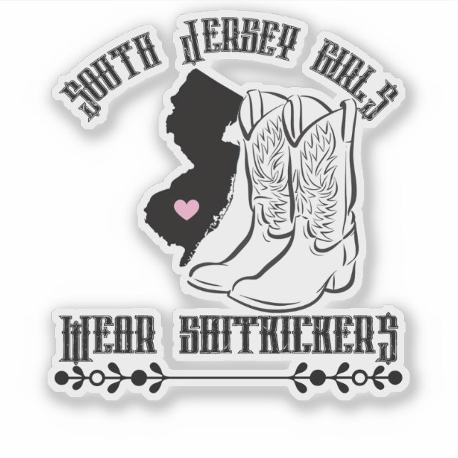 SUTH JERSEY GIRLS AUFKLEBER (Vorderseite)