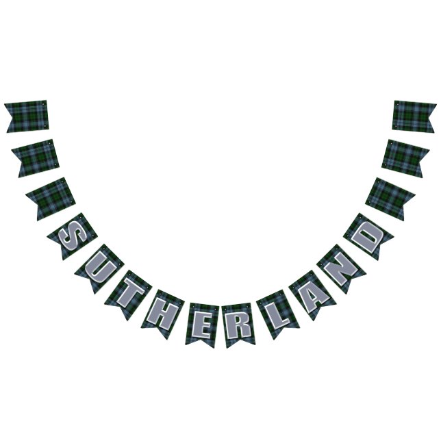 Sutherland-BezirkTartan Wimpelkette (Alle)