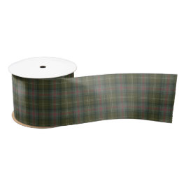 Sutherland Old Weathered Scottish Tartan Satinband