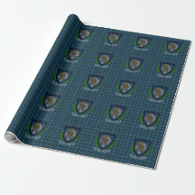 Sutherland-Schottischer-Clan-Tartan & Wappen