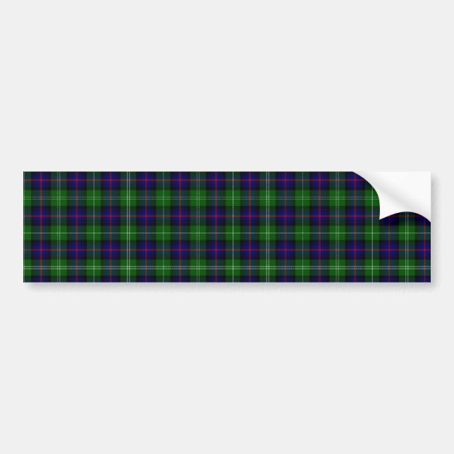 Sutherland Tartan Autoaufkleber (Vorne)