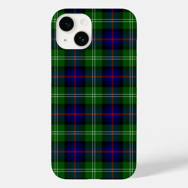 Sutherland Tartan Blau kariert Case-Mate iPhone Hülle (Rückseite)