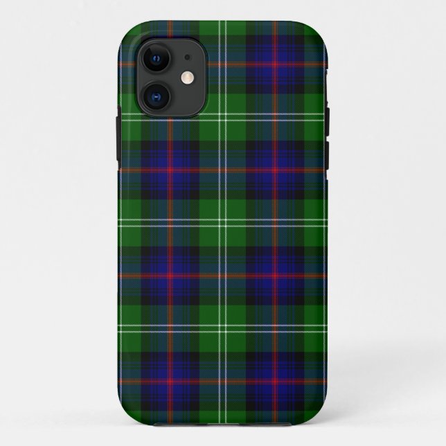 Sutherland Tartan Blau kariert Case-Mate iPhone Hülle (Rückseite)