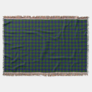 Sutherland Tartan Blau kariert Decke