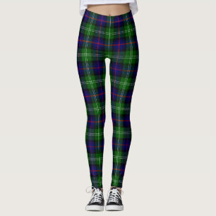 Sutherland Tartan Blau kariert Leggings