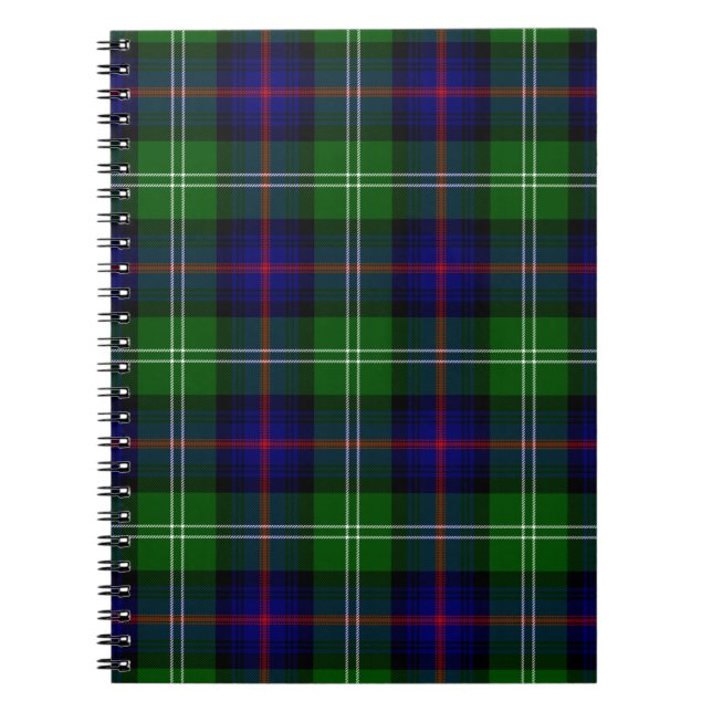 Sutherland Tartan Blau kariert Notizblock (Vorderseite)