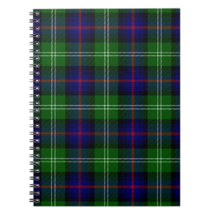 Sutherland Tartan Blau kariert Notizblock