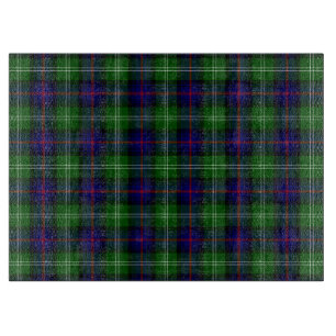 Sutherland Tartan Blau kariert Schneidebrett