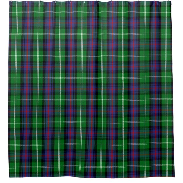Sutherland Tartan Duschvorhang (Vorderseite)