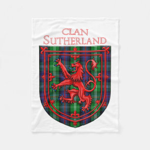 Sutherland Tartan Fleecedecke