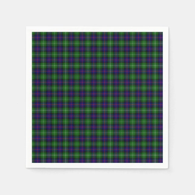 Sutherland Tartan Serviette (Vorderseite)