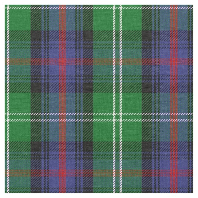 Sutherlandtartan-Druck Stoff (Nahaufnahme)
