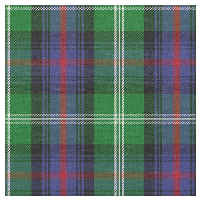 Sutherlandtartan-Druck Stoff (Nahaufnahme)